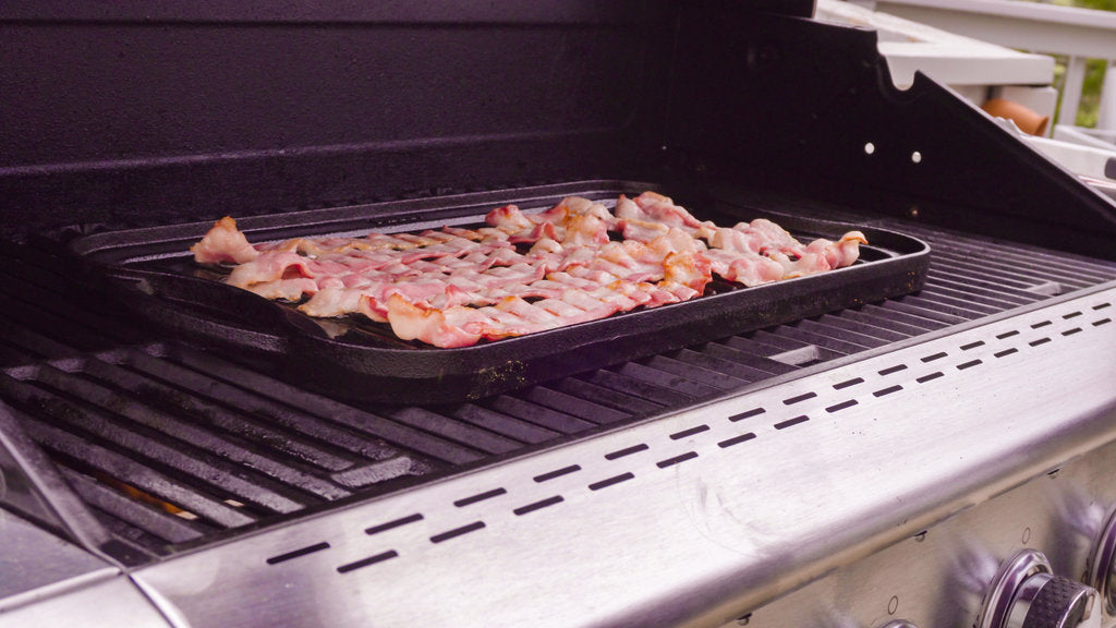 Cook bacon on the grill with this simple tip