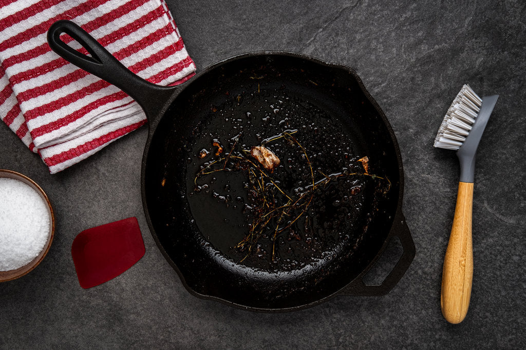 How to Clean Black Residue off Cast Iron Skillet Easily