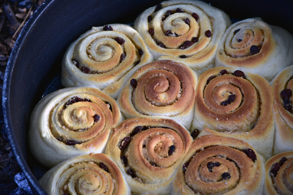 Super Sweet Dutch Oven Cinnamon Rolls