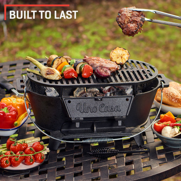 Lodge Sportsman Grill Cast Iron Grills For Sale Portable Charcoal