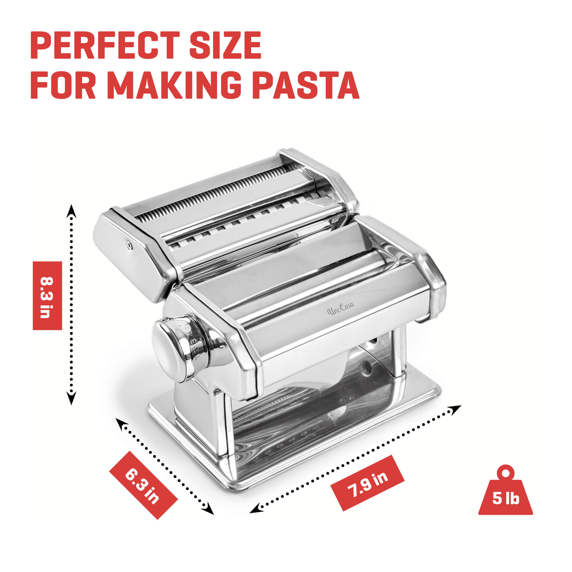 Pasta Maker [Stainless steel] - Uno Casa